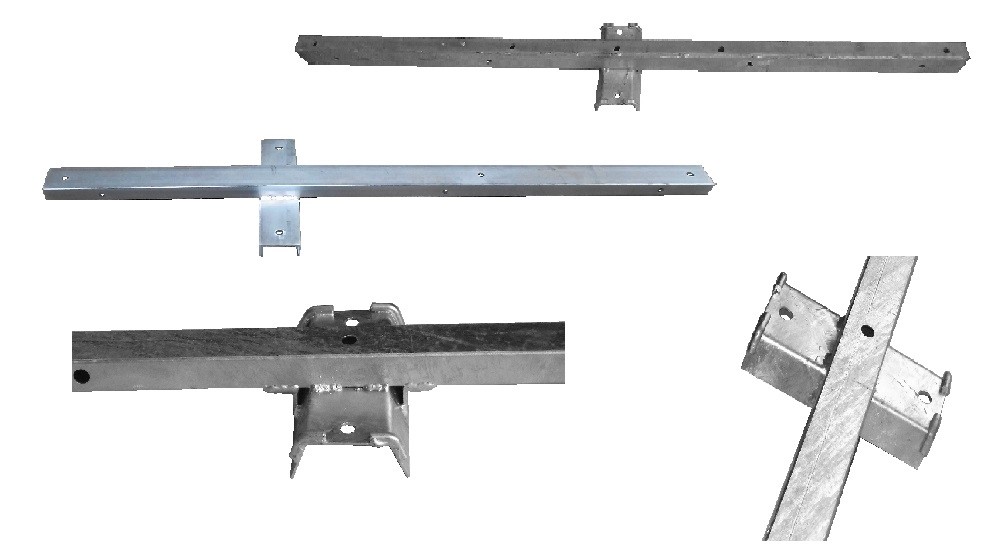 CRUCETAS DE HIERRO GALV.